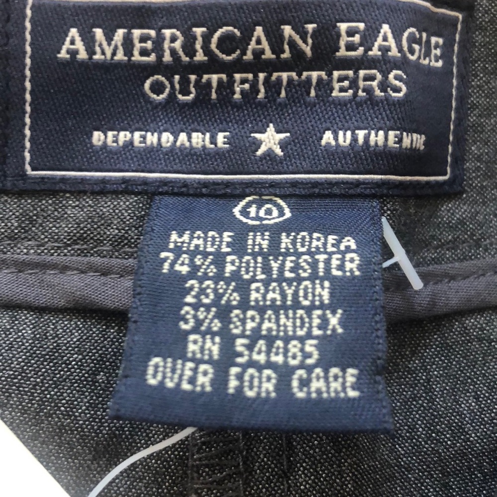 NWT American Eagle Gray Dress Pants - size 10 - Picture 3 of 6
